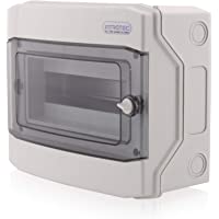 Caja de fusibles de superficie IP65 Distribuidor a prueba de humedad Distribuidor de instalación eléctrica de 1 fila de…